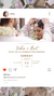Indian Modern Wedding Video Invitation -  Modern Theme Indian Wedding Digital Invite - Save The Date