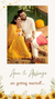 Indian Sunflower Wedding Invitation - Sunflower Theme Digital Wedding Invite - Save The Date