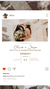 Modern Wedding Video Invitation - Modern Theme Photo Wedding Invite - Save The Date