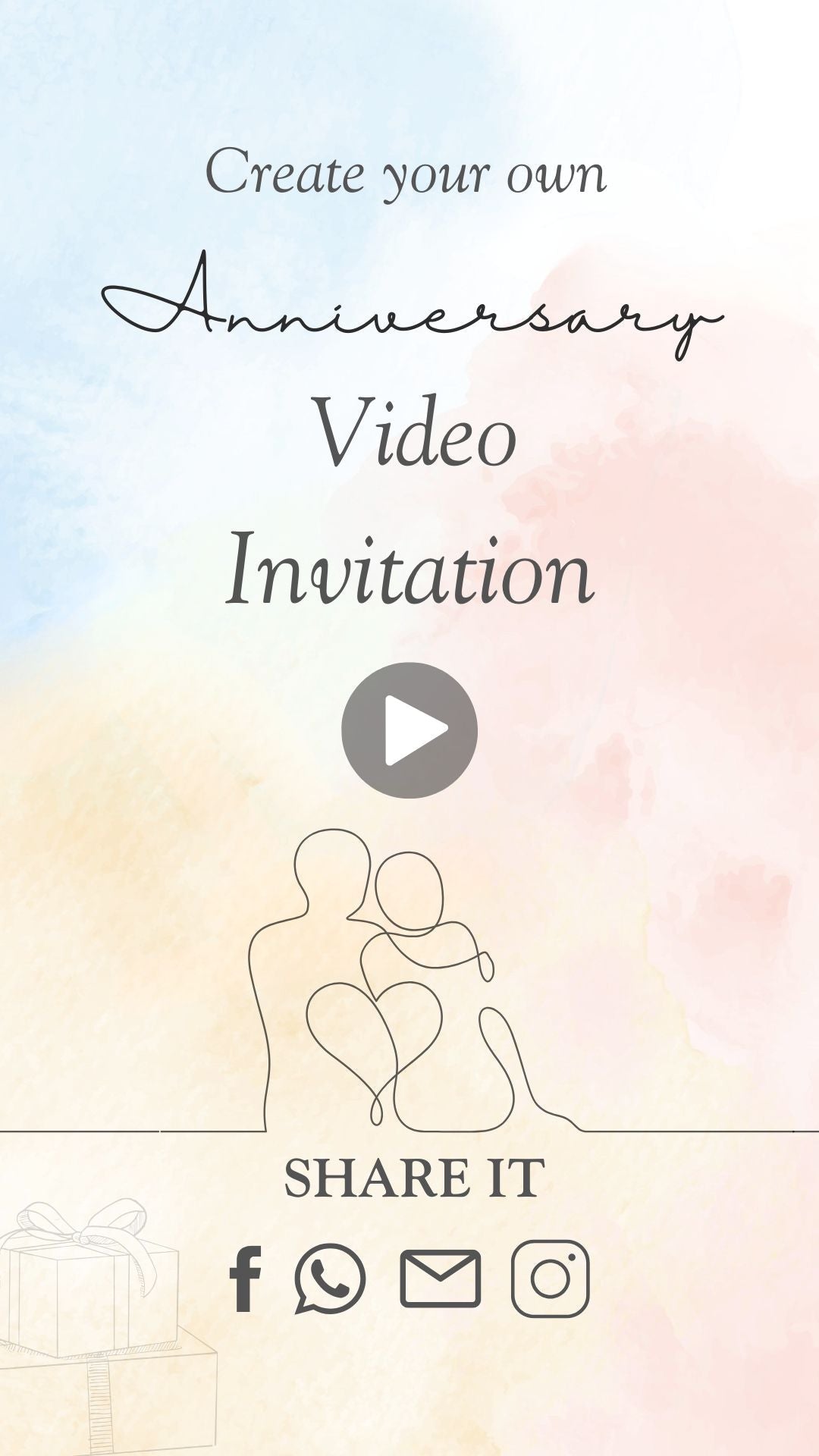 Custom Anniversary Video Invitation | Animated Wedding Anniversary Evite | Personalized Digital Invite with RSVP | Romantic Event Invitation - urnotinvitedCustom InvitationyourenvitedurnotinvitedAny Theme InviteCustom Anniversary Video Invitation | Animated Wedding Anniversary Evite | Personalized Digital Invite with RSVP | Romantic Event Invitation