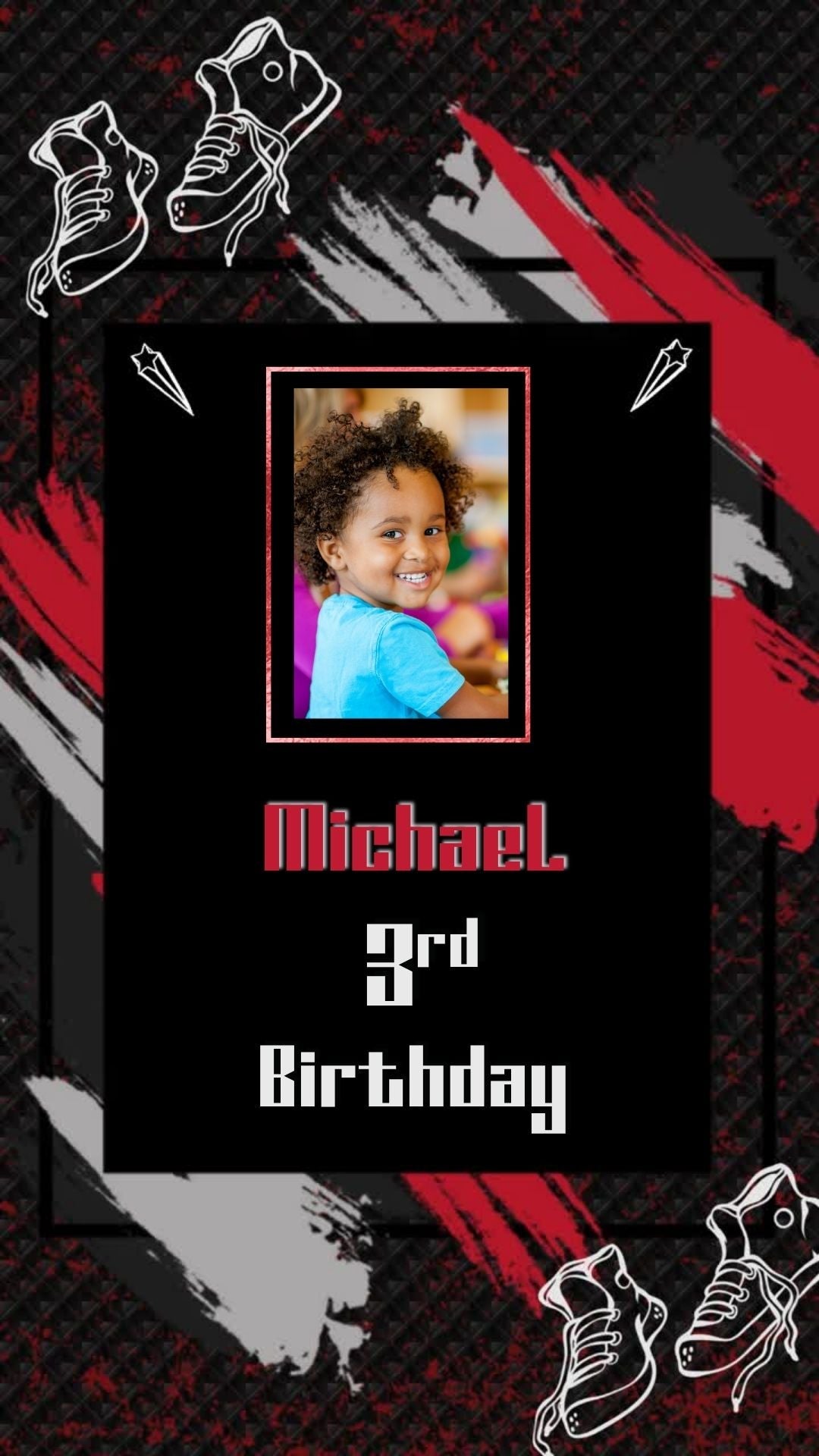 Sneaker Ball Birthday Video Invitation - Red and Black Sneaker Theme Party Invite | Canva Template | Instant Download - urnotinvitedKIds BirthdayurnotinvitedurnotinvitedINV-1177Video OnlySneaker Ball Birthday Video Invitation - Red and Black Sneaker Theme Party Invite | Canva Template | Instant Download