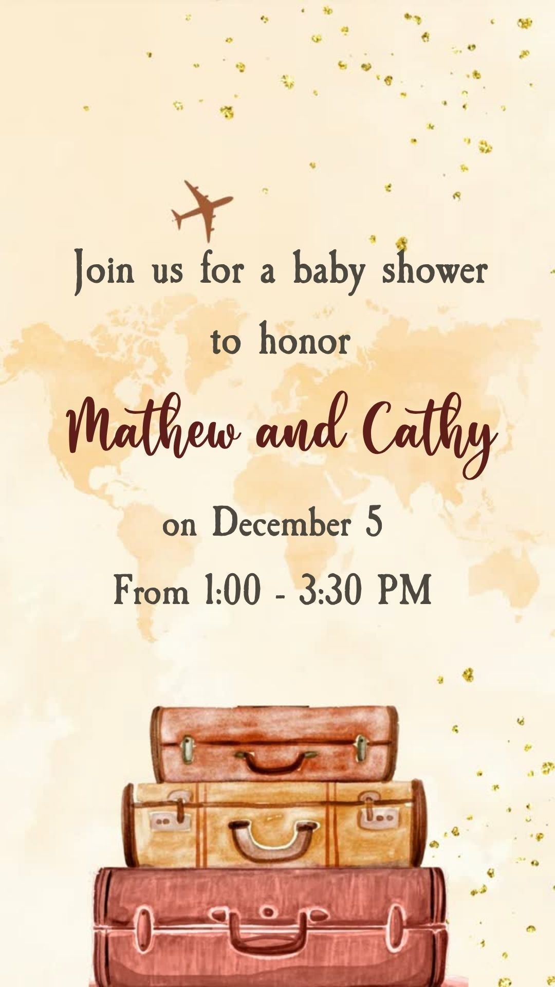 Travel Baby Shower (Brown) Invitation – Adventure Awaits Baby Shower Invite - Our Tiny Traveler Baby Shower Invitation | Canva Template | Instant Download - urnotinvitedBaby ShoweryourenvitedurnotinvitedINV-0315Video OnlyTravel Baby Shower (Brown) Invitation – Adventure Awaits Baby Shower Invite - Our Tiny Traveler Baby Shower Invitation | Canva Template | Instant Download