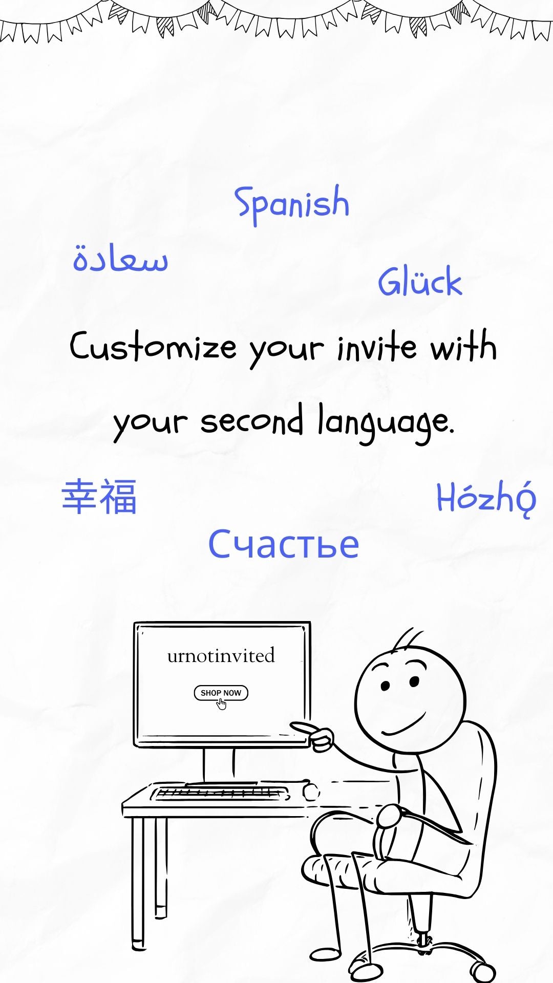 Second language customization