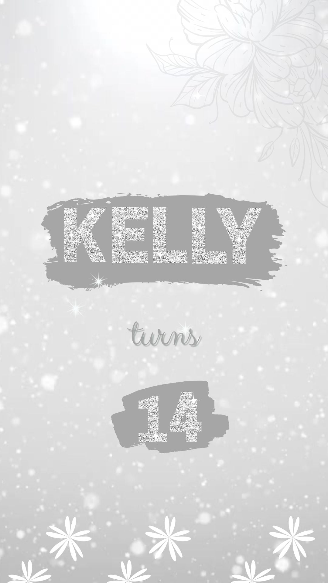 All White Party Invitation - Like The Moonlight Birthday Party Invite
