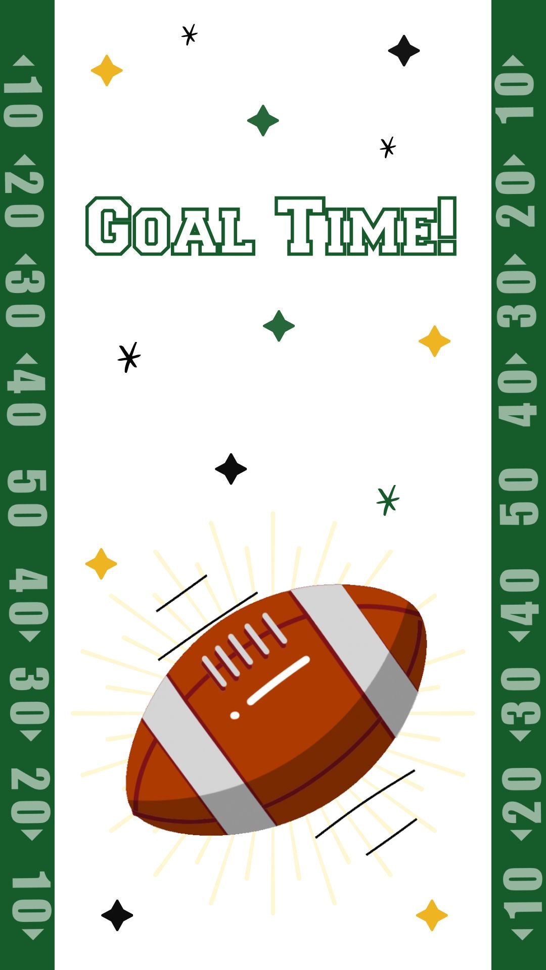 american football birthday party​