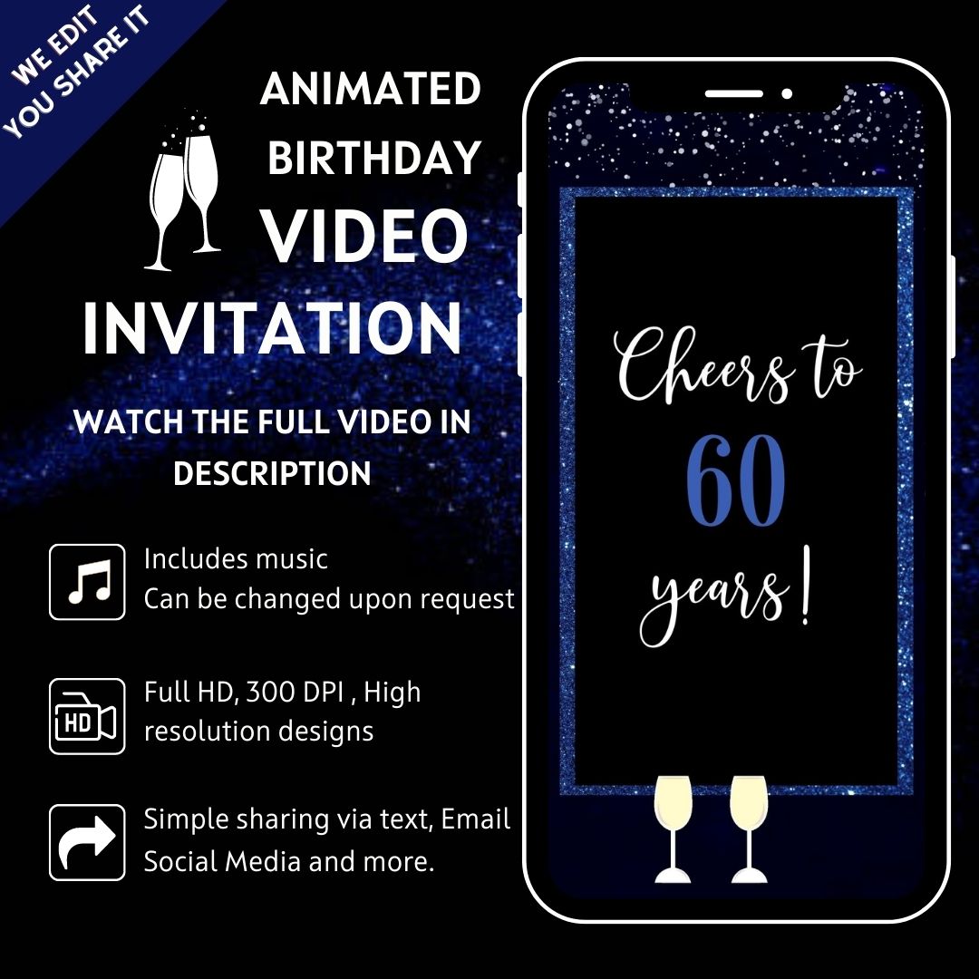 Bluey - Animated Birthday Video Invitation