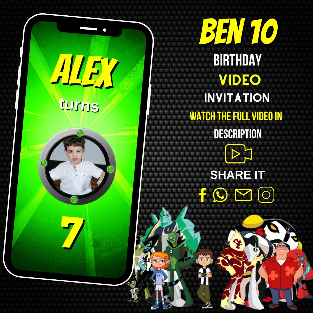 Ben 10  Ben 10, Ben 10 birthday, Ben 10 party