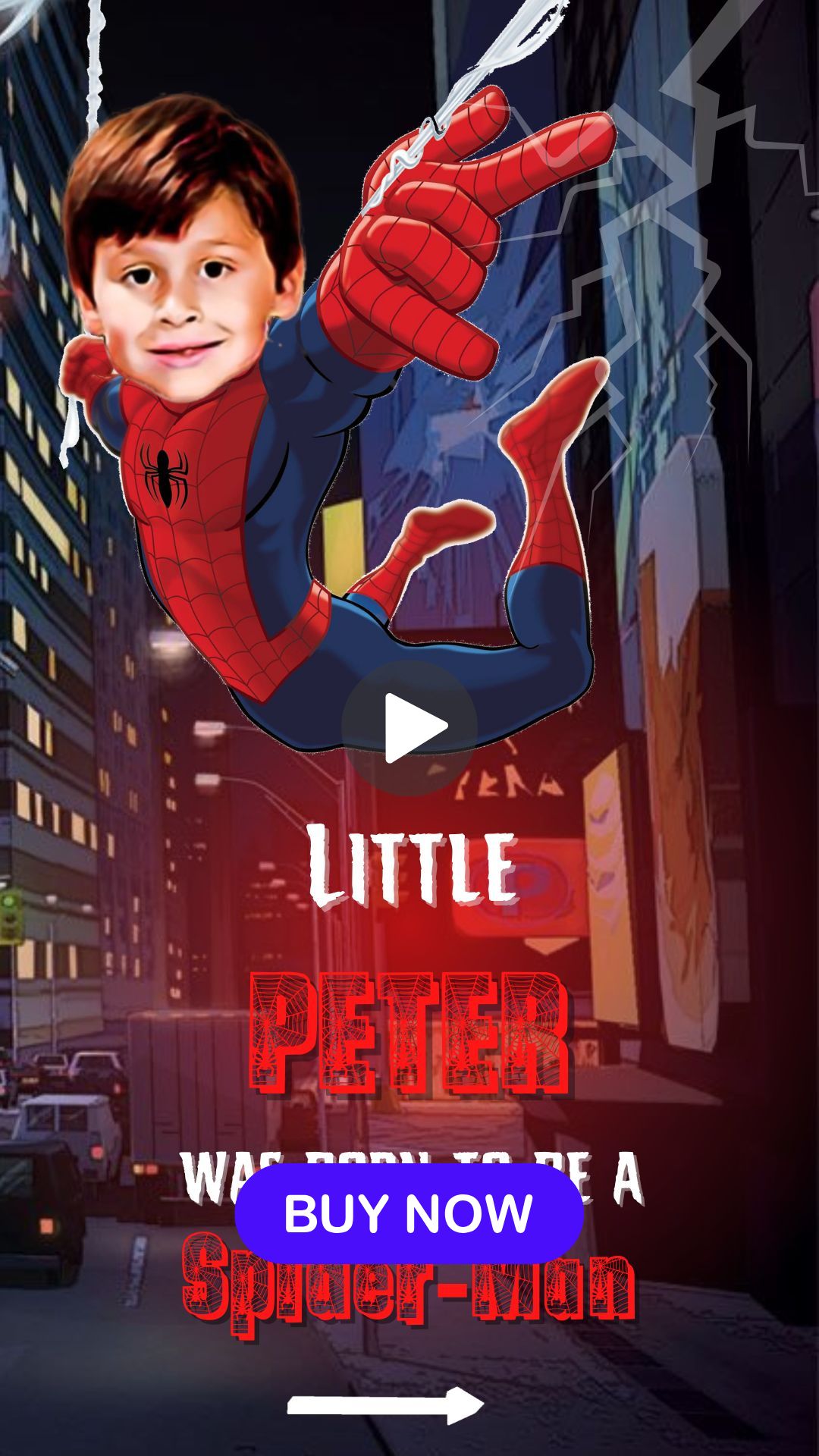 spider man birthday invitation​