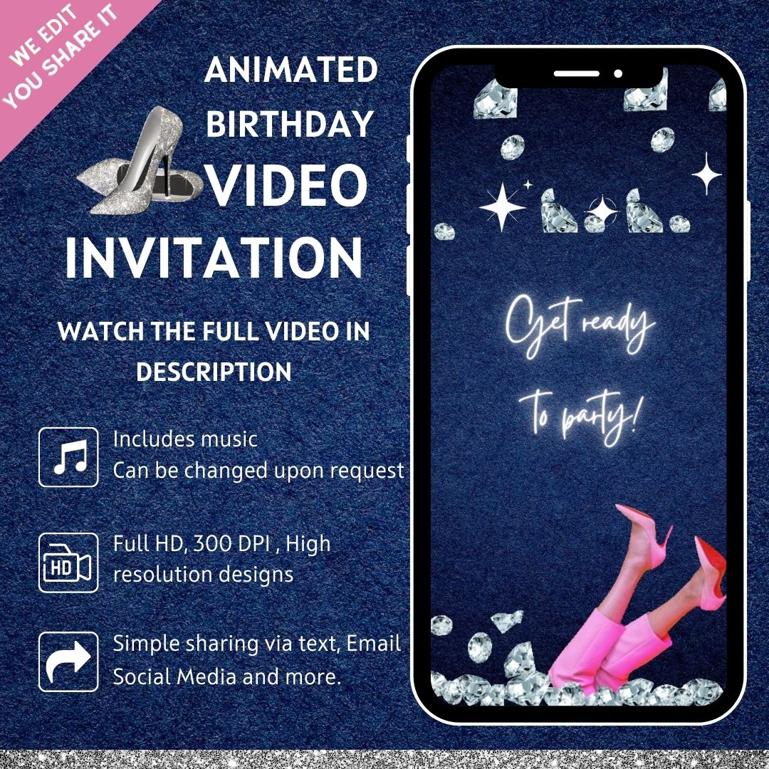 denim party invitation template - Clip Art Library