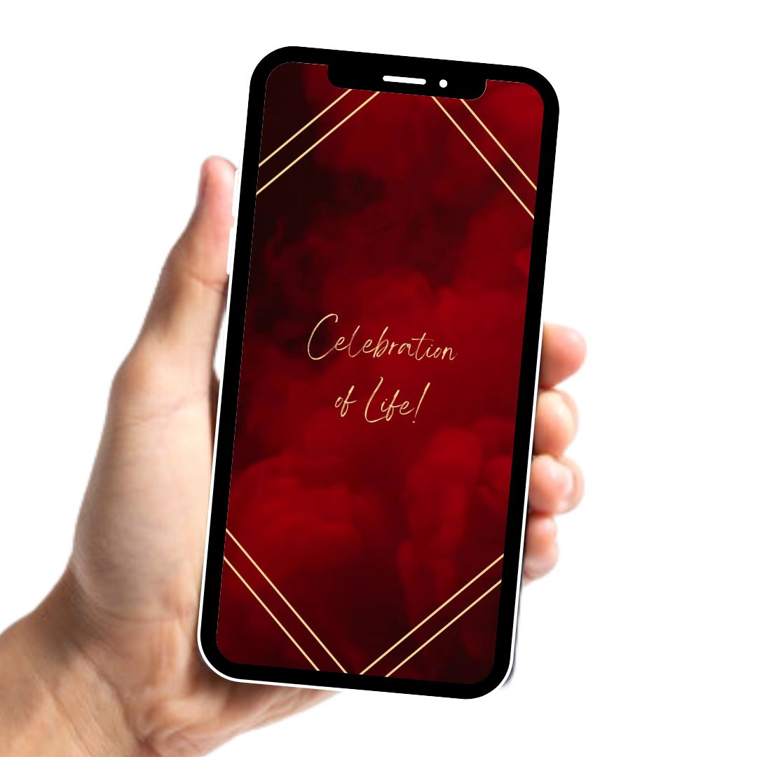 Life Dove Memorial-Women Video Invitation - Life Dove Memorial-Women Theme Invite