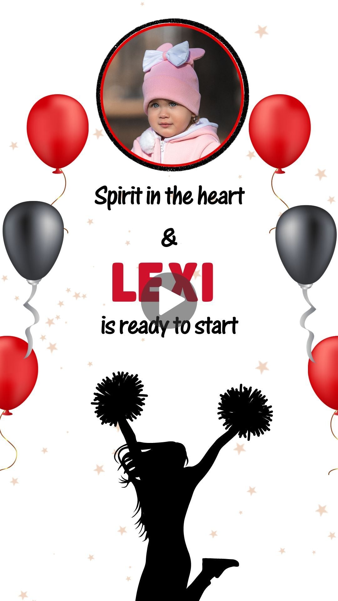 cheerleading birthday party invitations​, cheerleading birthday invitations​