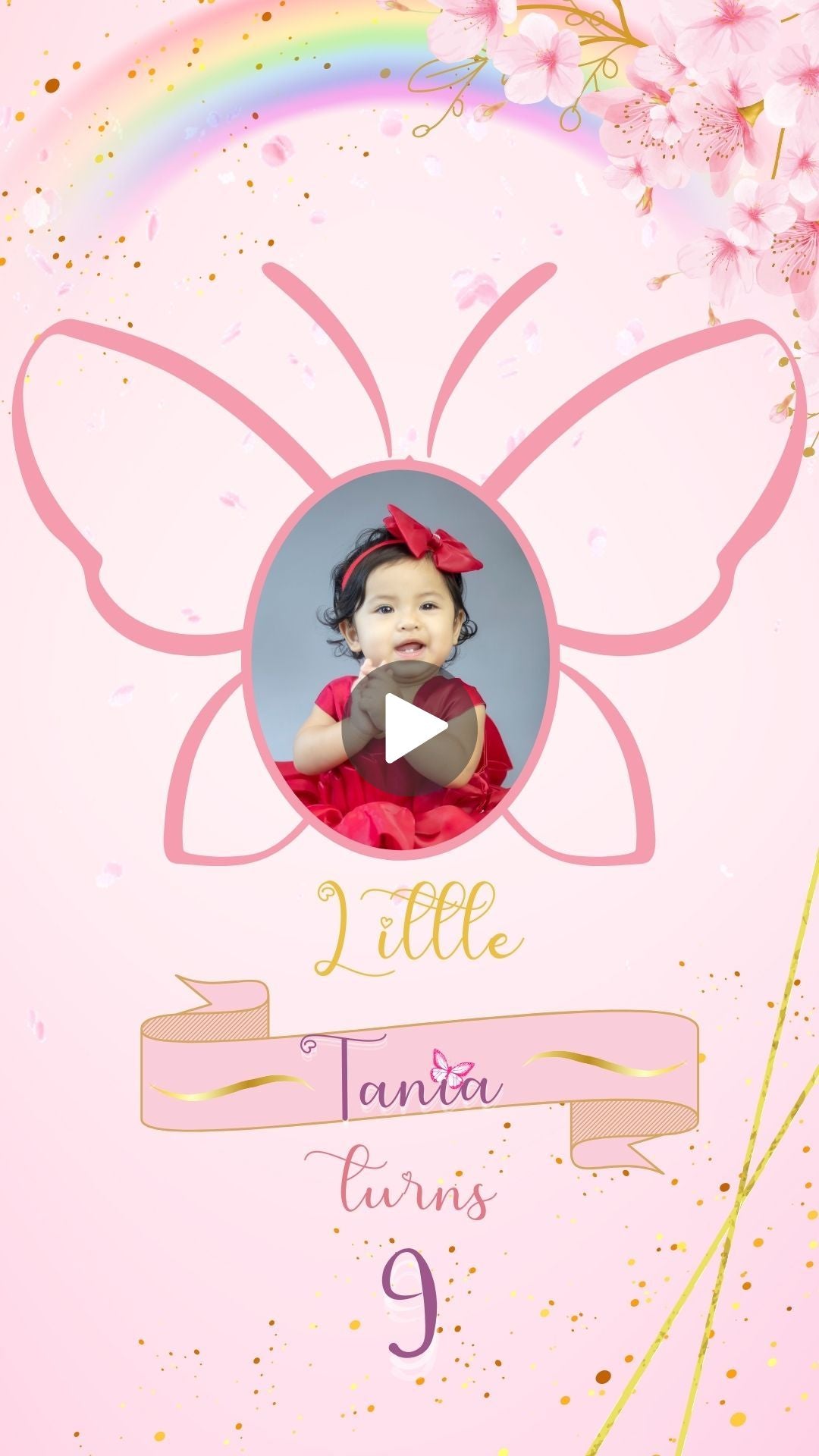 butterfly birthday invitations​