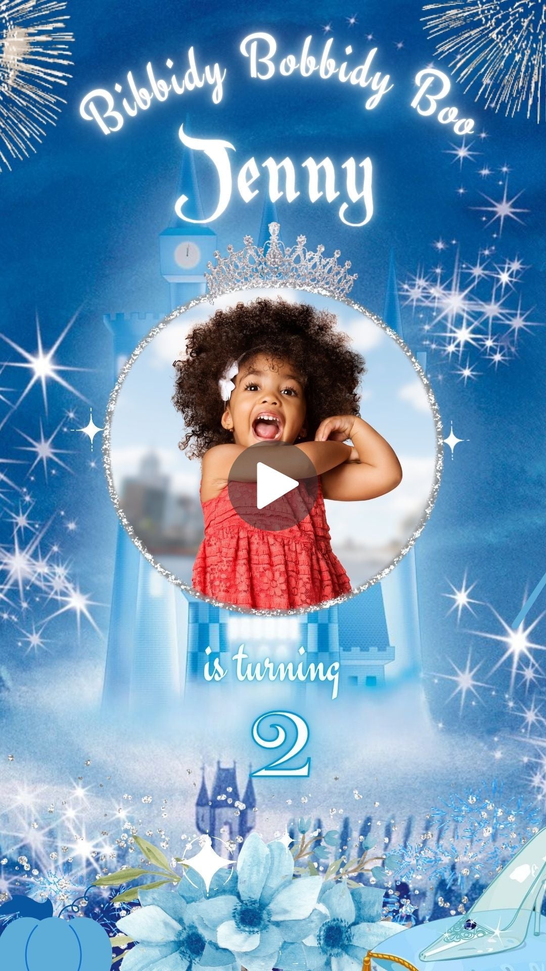 cinderella birthday party invitations​