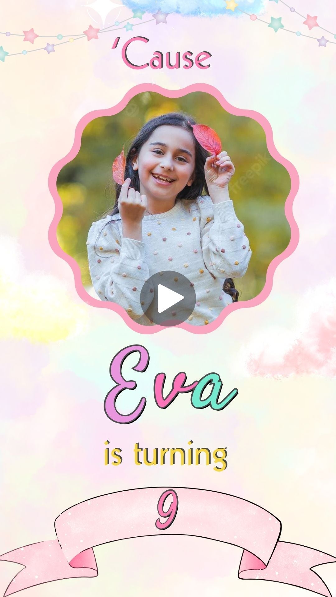 rainbow birthday invitations​