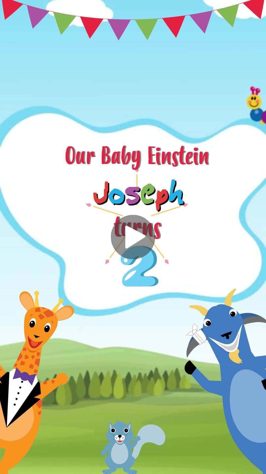 baby einstein birthday invitations​