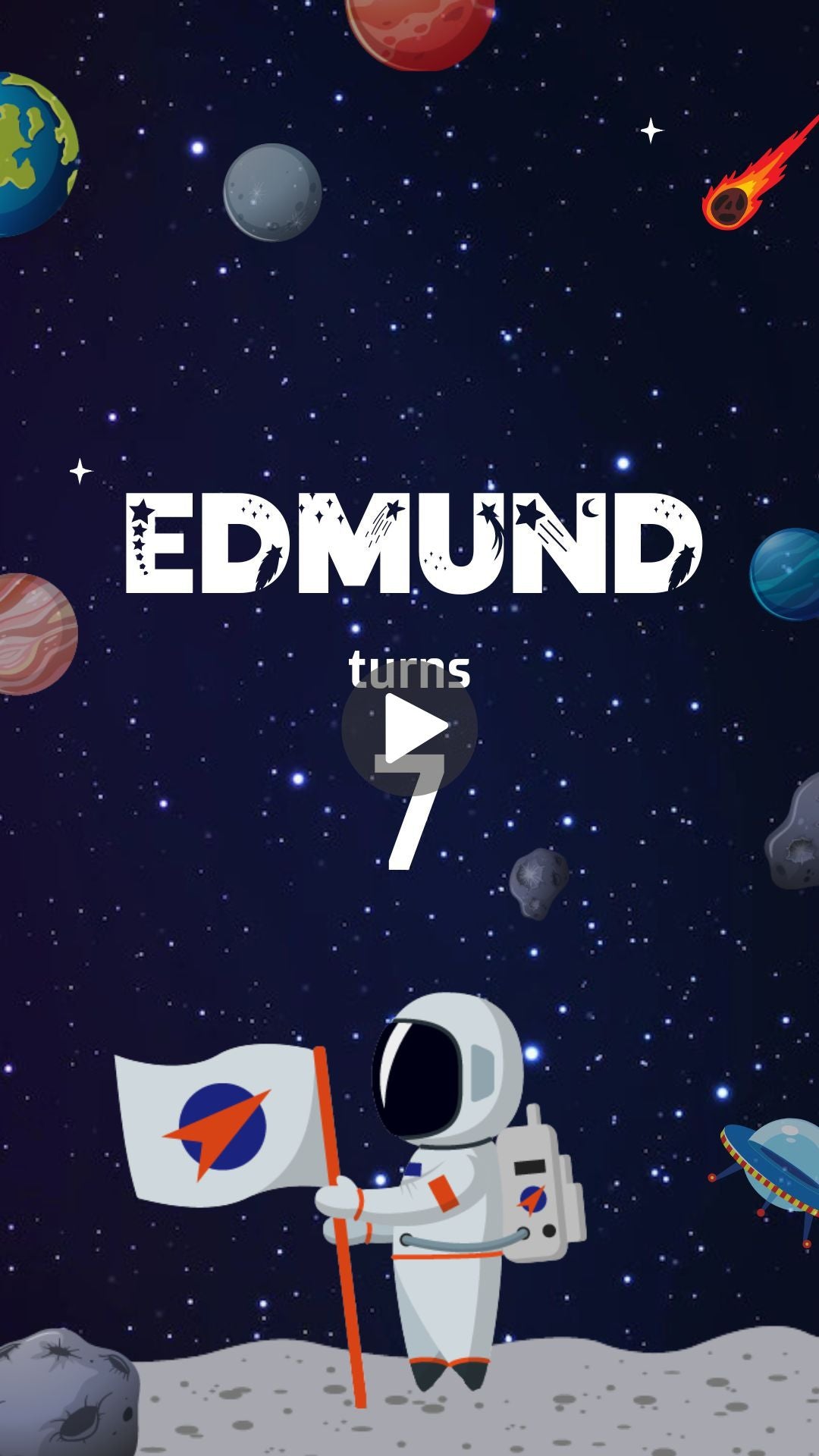 outerspace birthday party​