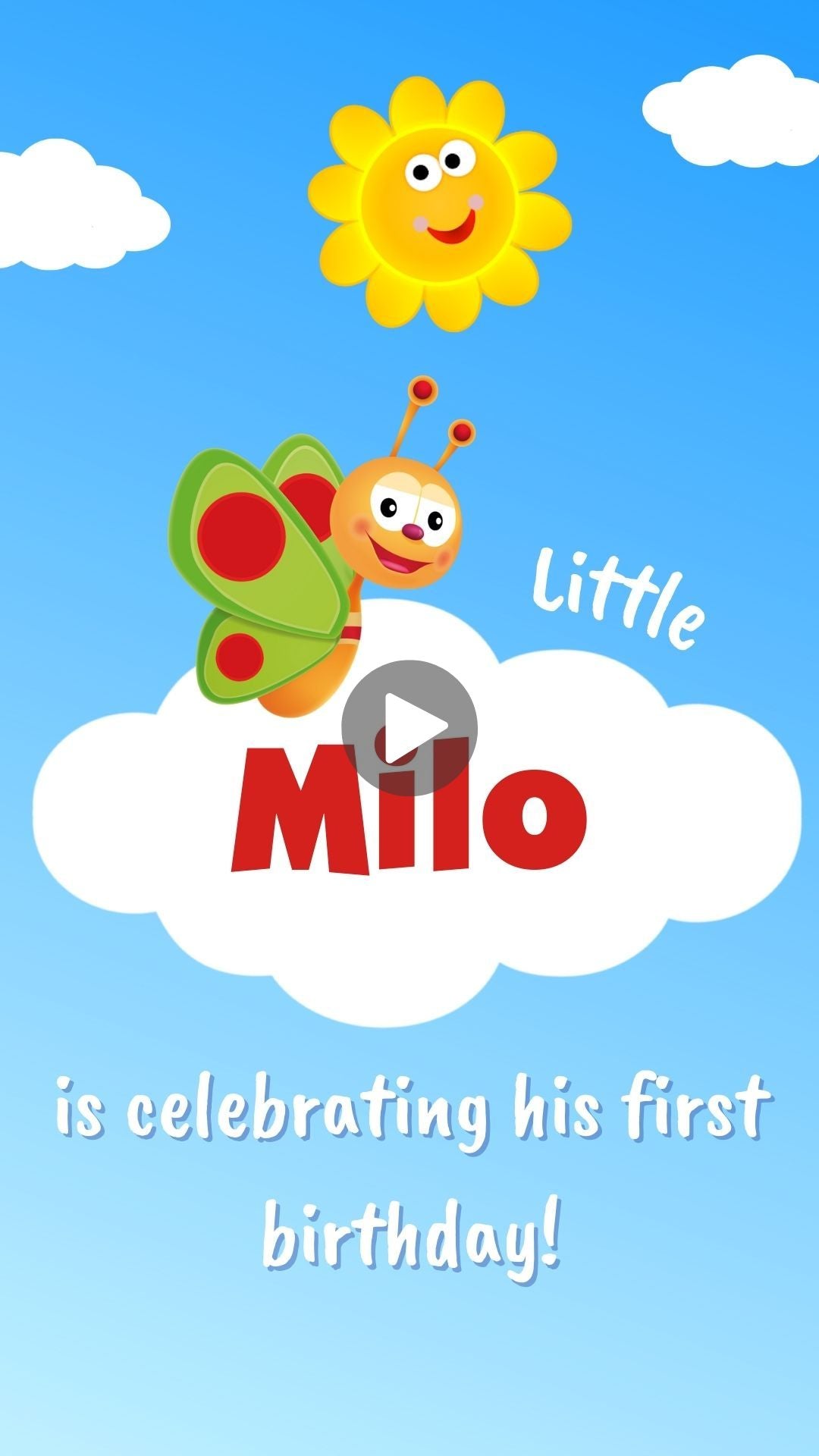 baby first tv birthday invitations​