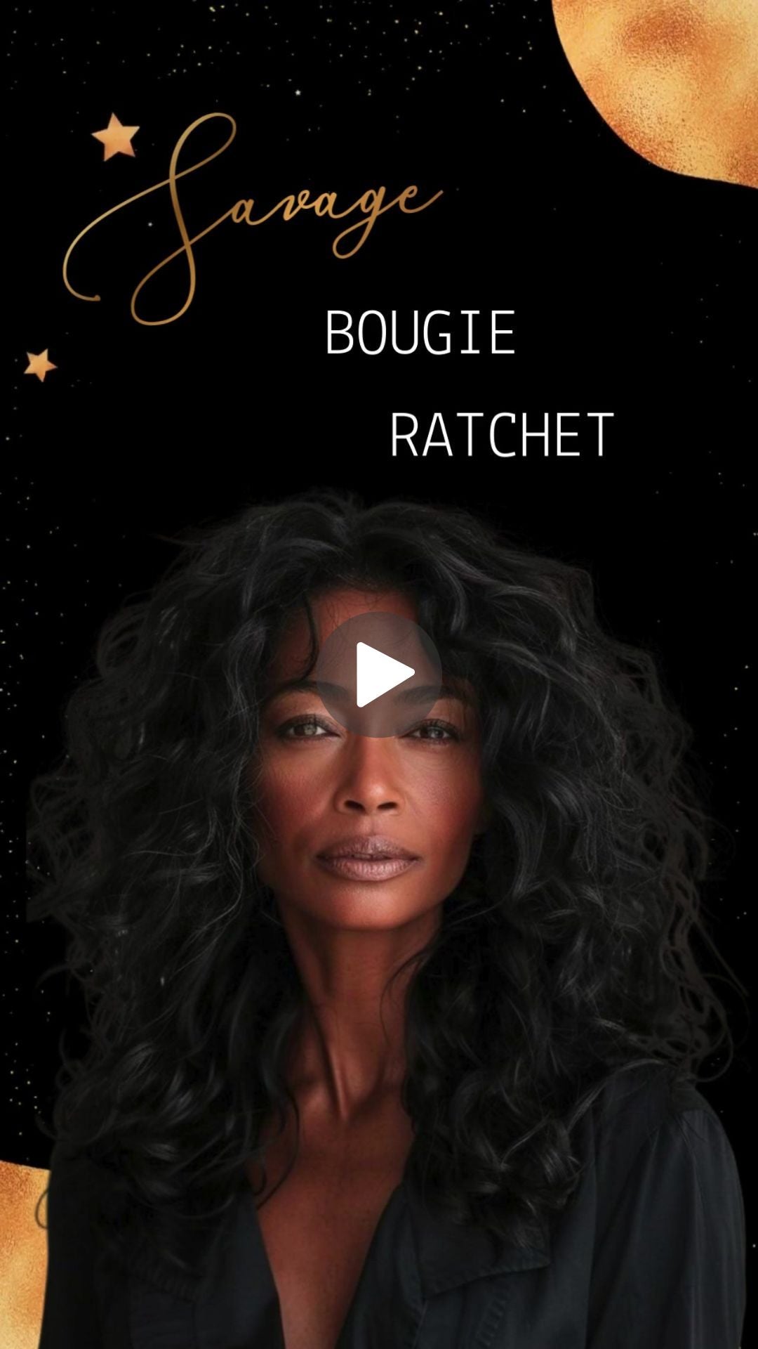 Classy Savage Bougie Ratchet Birthday Video Invitation - The Bougie Ratchet Birthday Party Invite | Canva Template | Instant Download