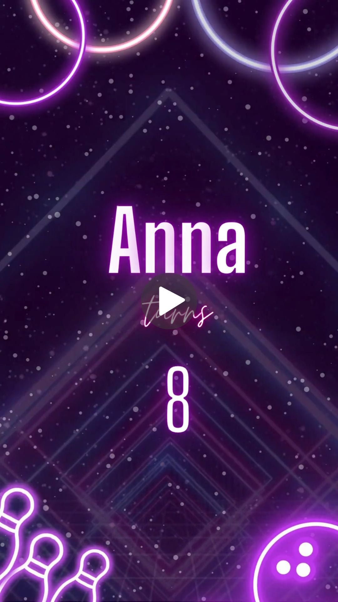 Neon Glow Birthday Invitation - Neon Glow Surprise Birthday Party Invite