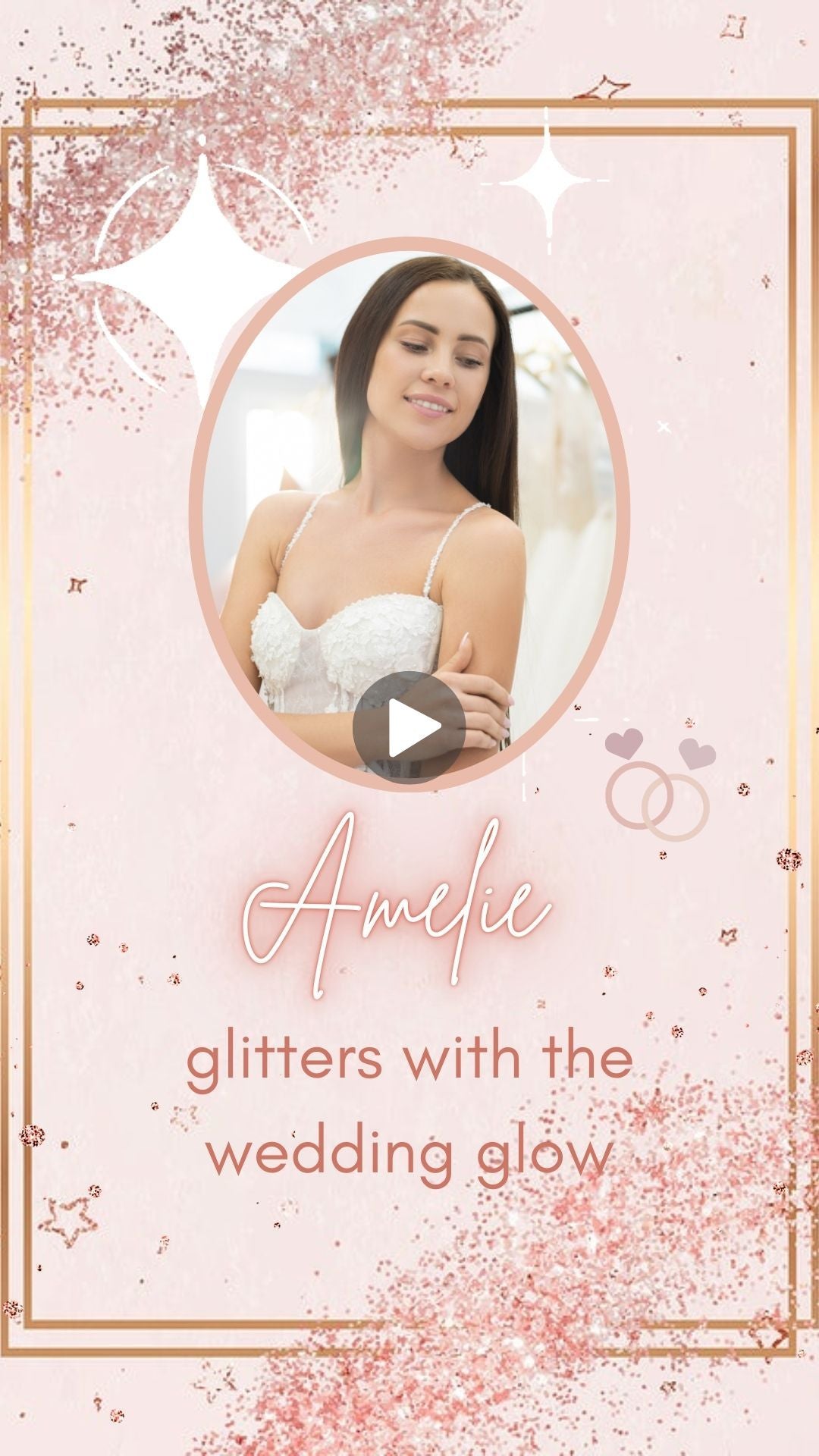 Rose Gold Bridal Shower-english Invitation - Bridal Shower Party Invite