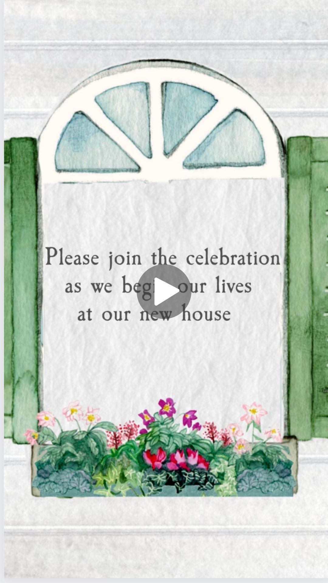 House Warming Video Invitation -  House Warming Theme Party Invite