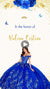 Quinceañera Royal Blue & Gold Video Invitation -  Quinceañera Theme Royal Blue & Gold Digital Invite