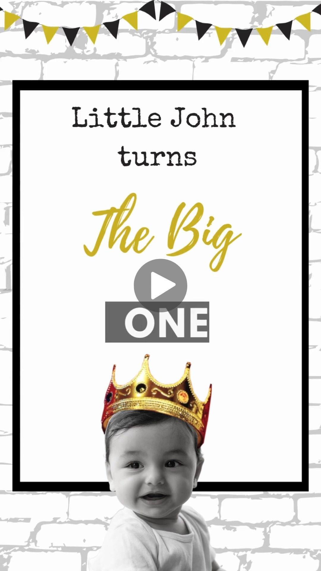 Biggie Smalls Birthday Animated Video Invitation | Canva Template | Instant Download