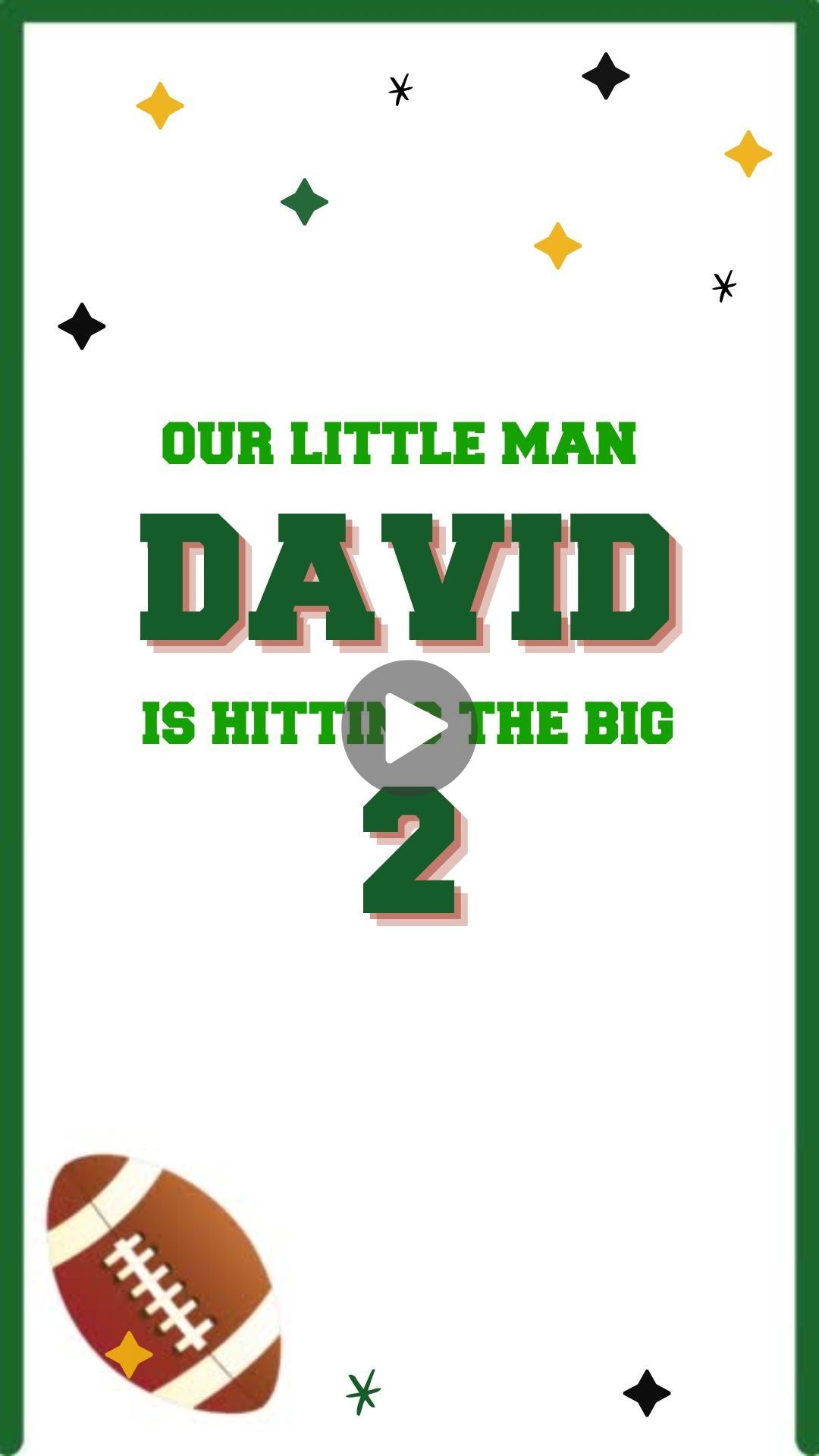 sports birthday invitations