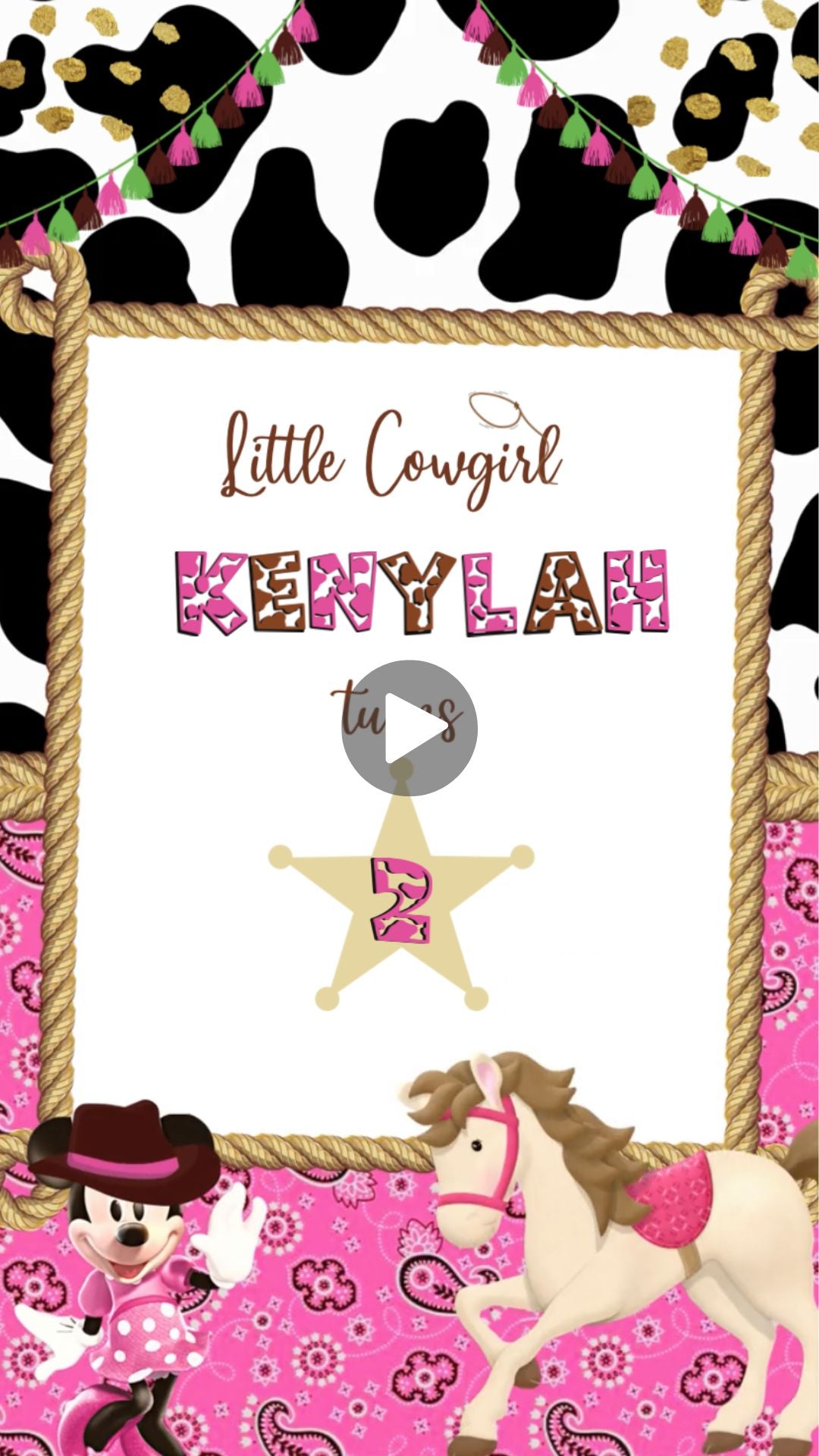 minnie mouse birthday invitations​