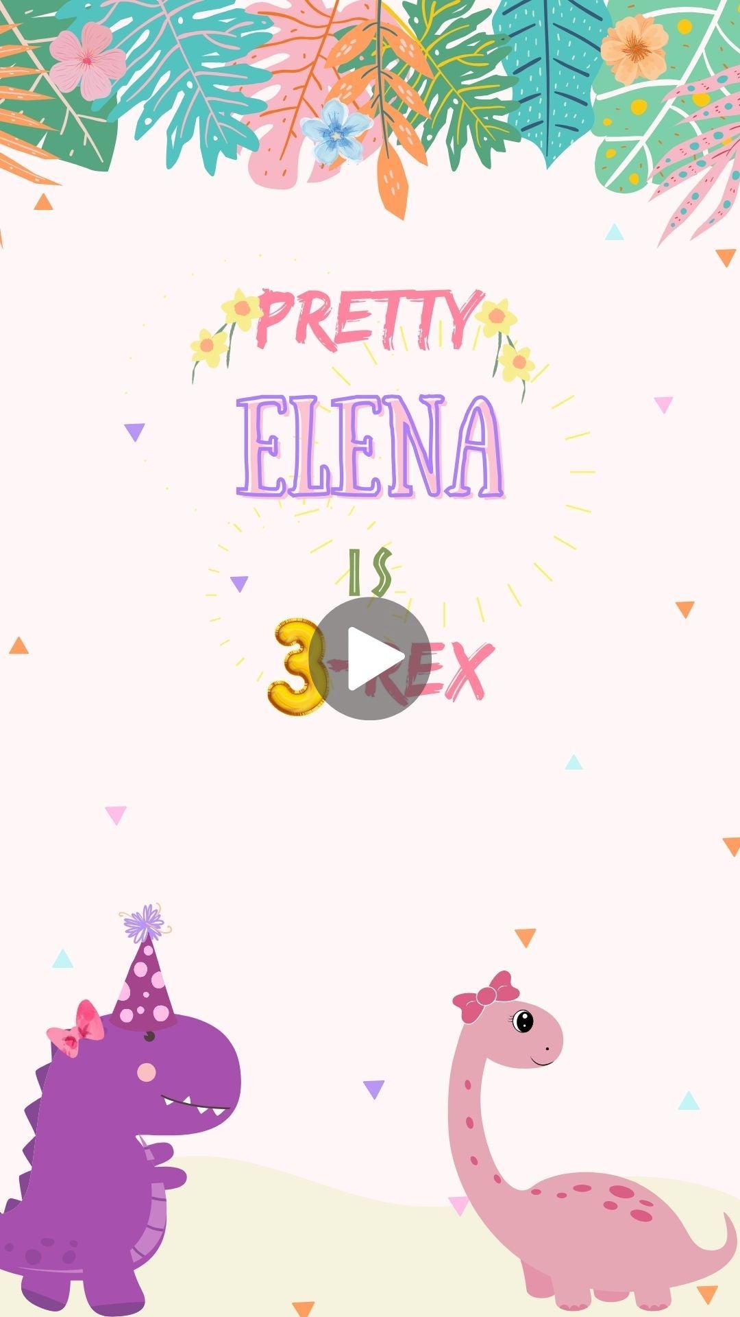 dinosaur birthday invitations​