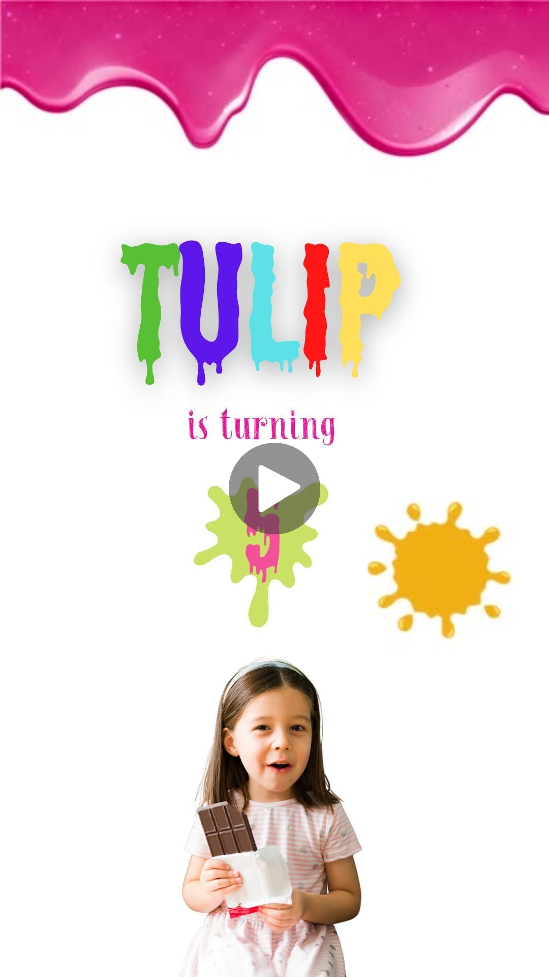 slime birthday invitations​