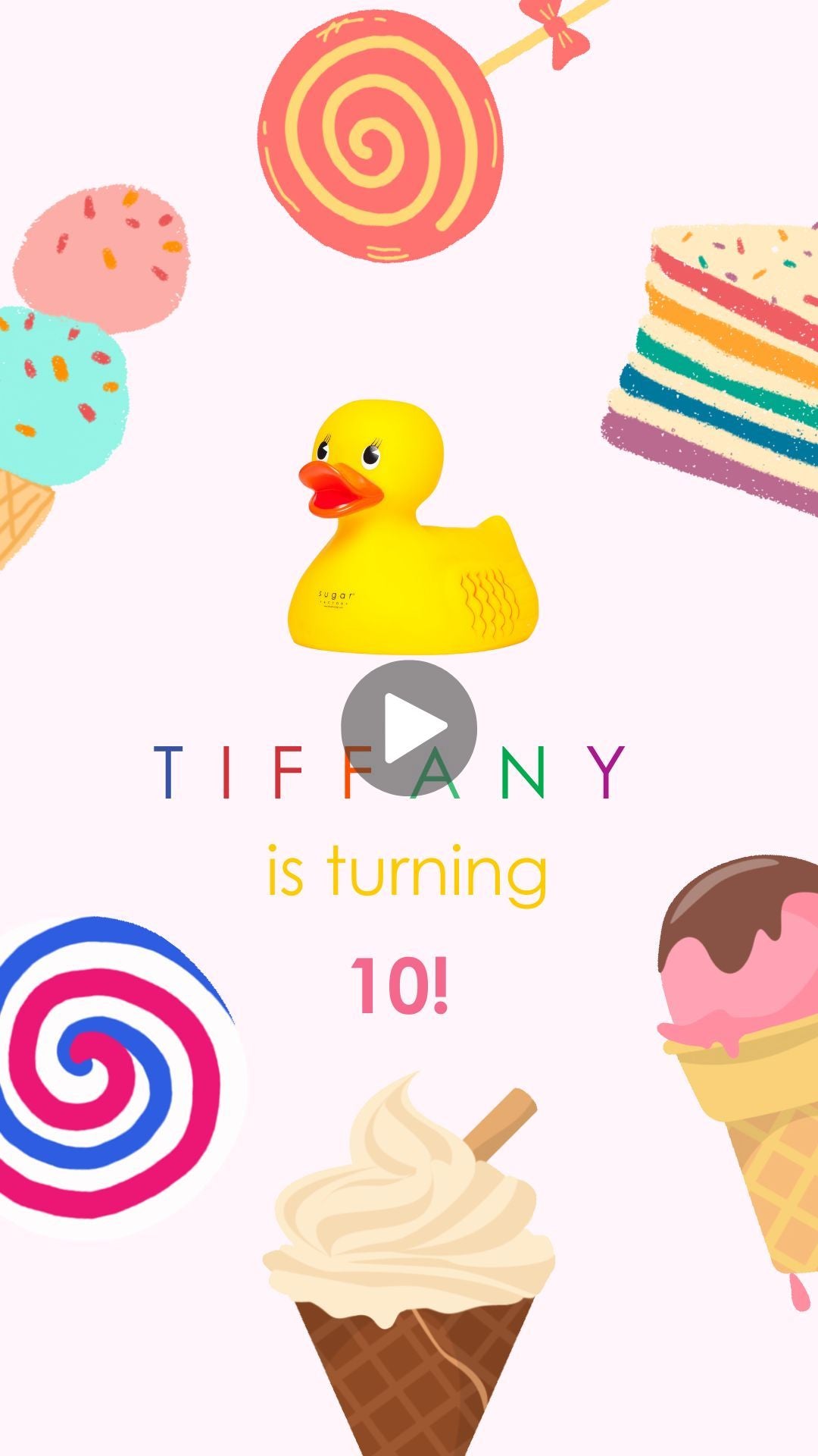 sugar factory birthday invitations​