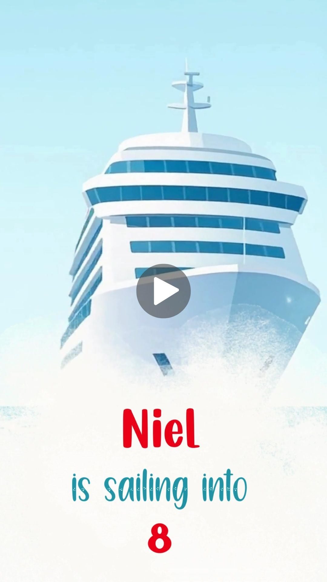 Cruise Boarding Pass Birthday Invite - Cruise Boarding Birthday Party Invitation | Canva Template | Instant Download