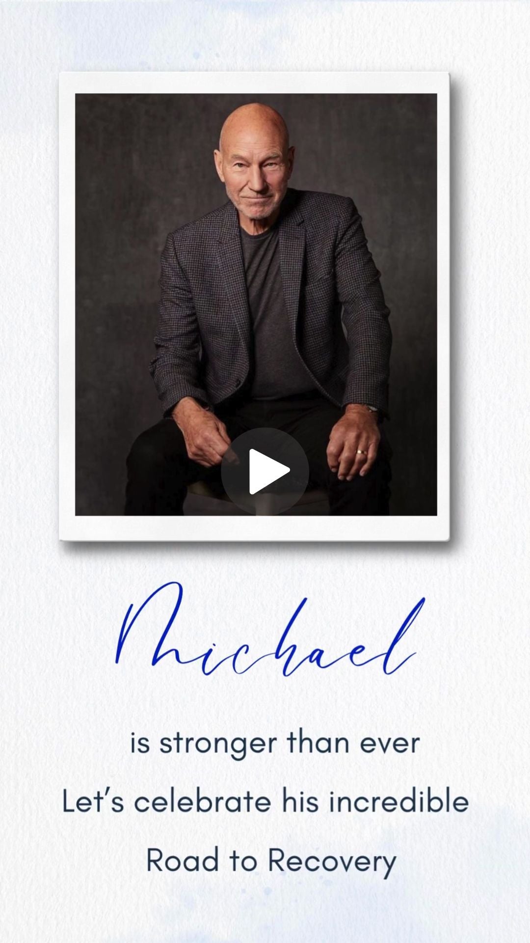 Men Cancer Birthday Video Invitation - Men Cancer Birthday Digital Invite  | Canva Template | Instant Download