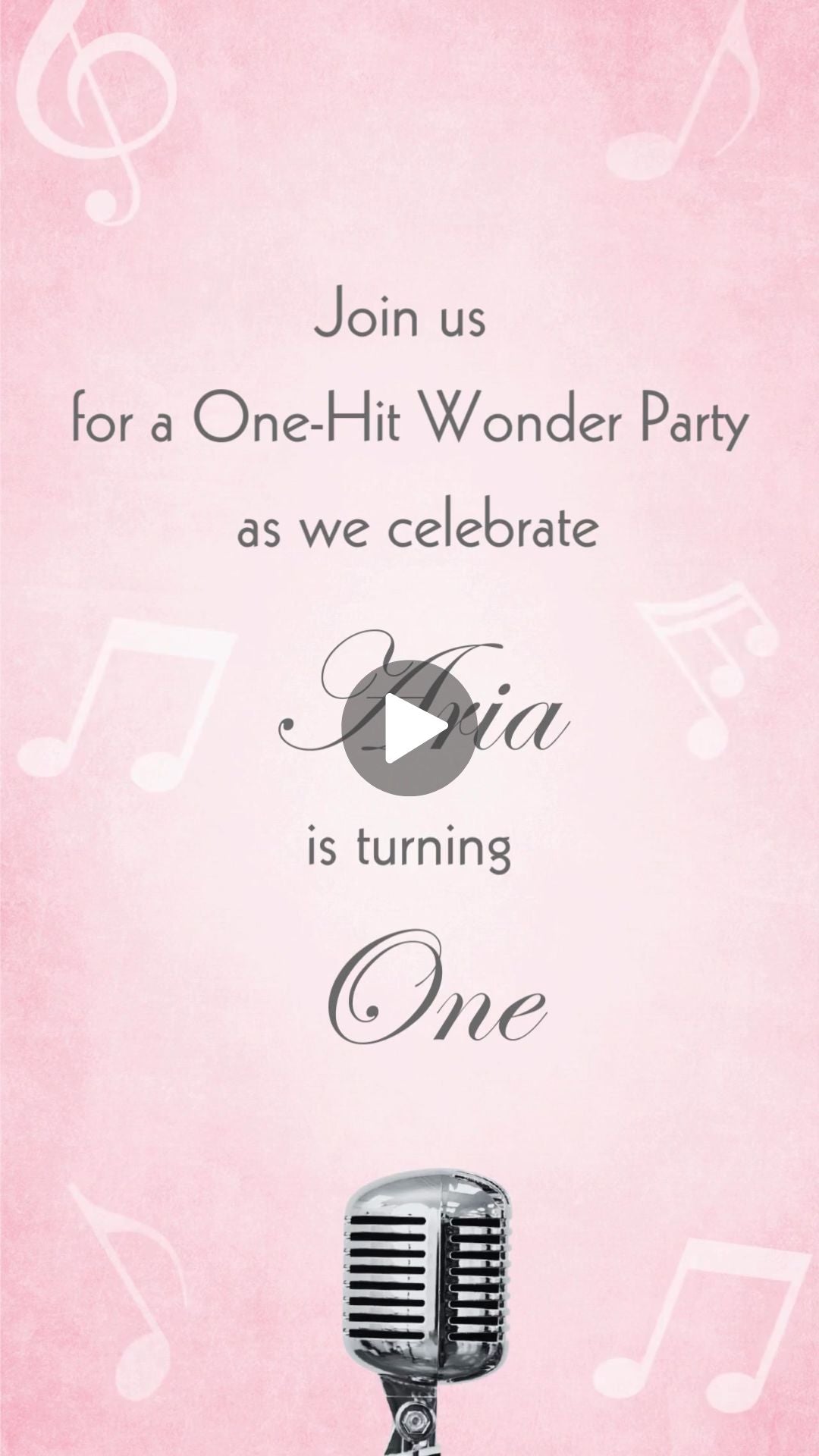 Pink Karkode Animated Video Invitation | Canva Template | Instant Download