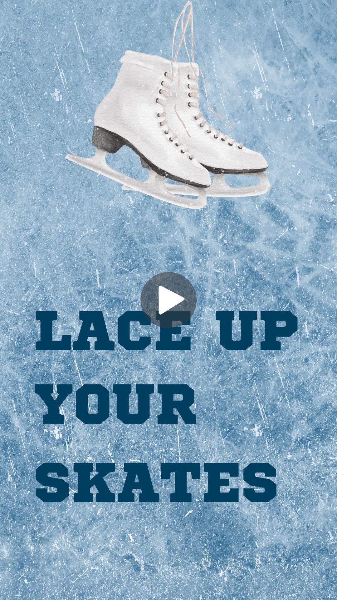Ice Skating Birthday Animated Video Invitation for Boys | Canva Template | Instant Download