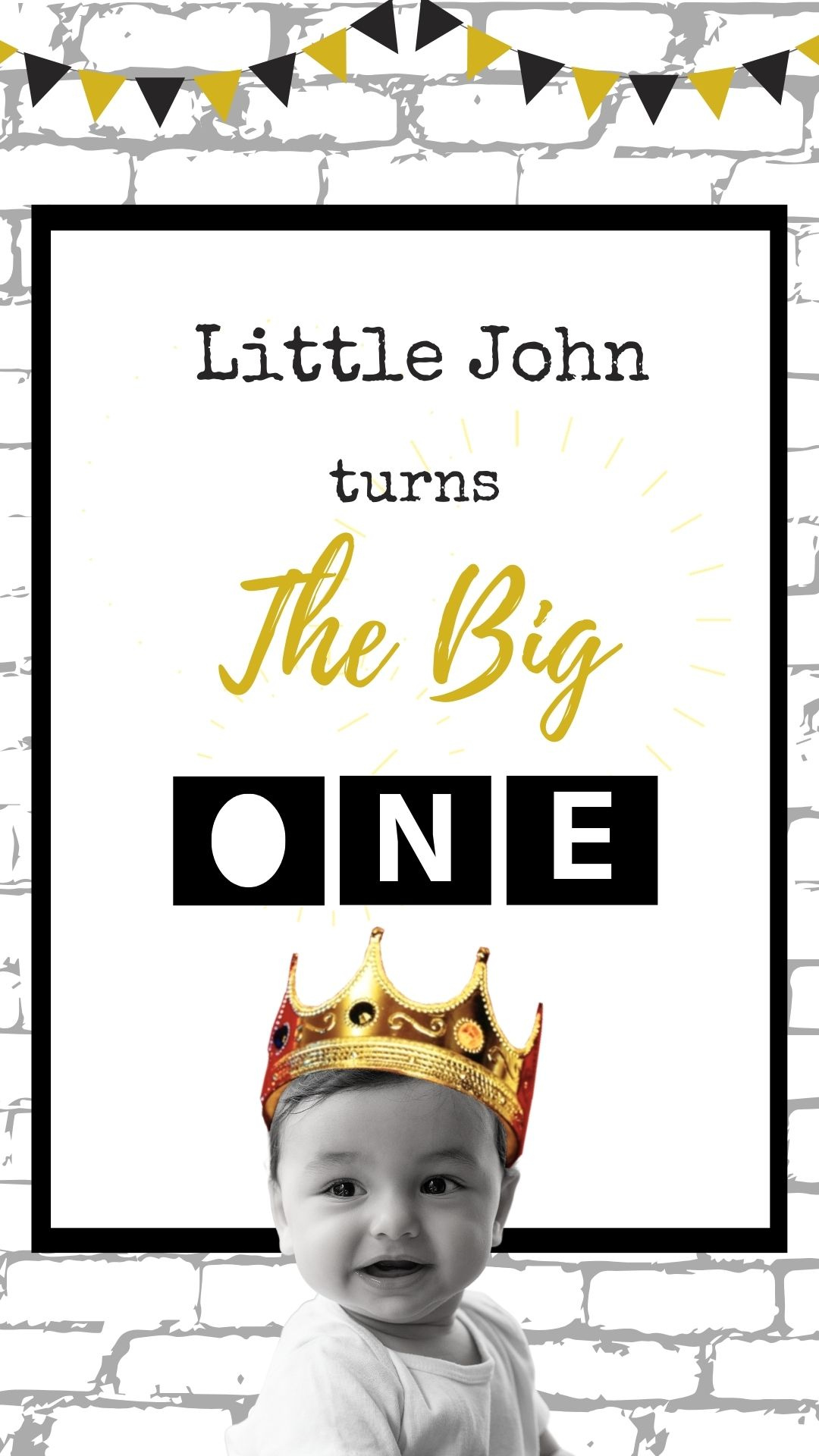 Biggie Smalls Birthday Video Invitation - The Big One Biggie Smalls Theme Invite