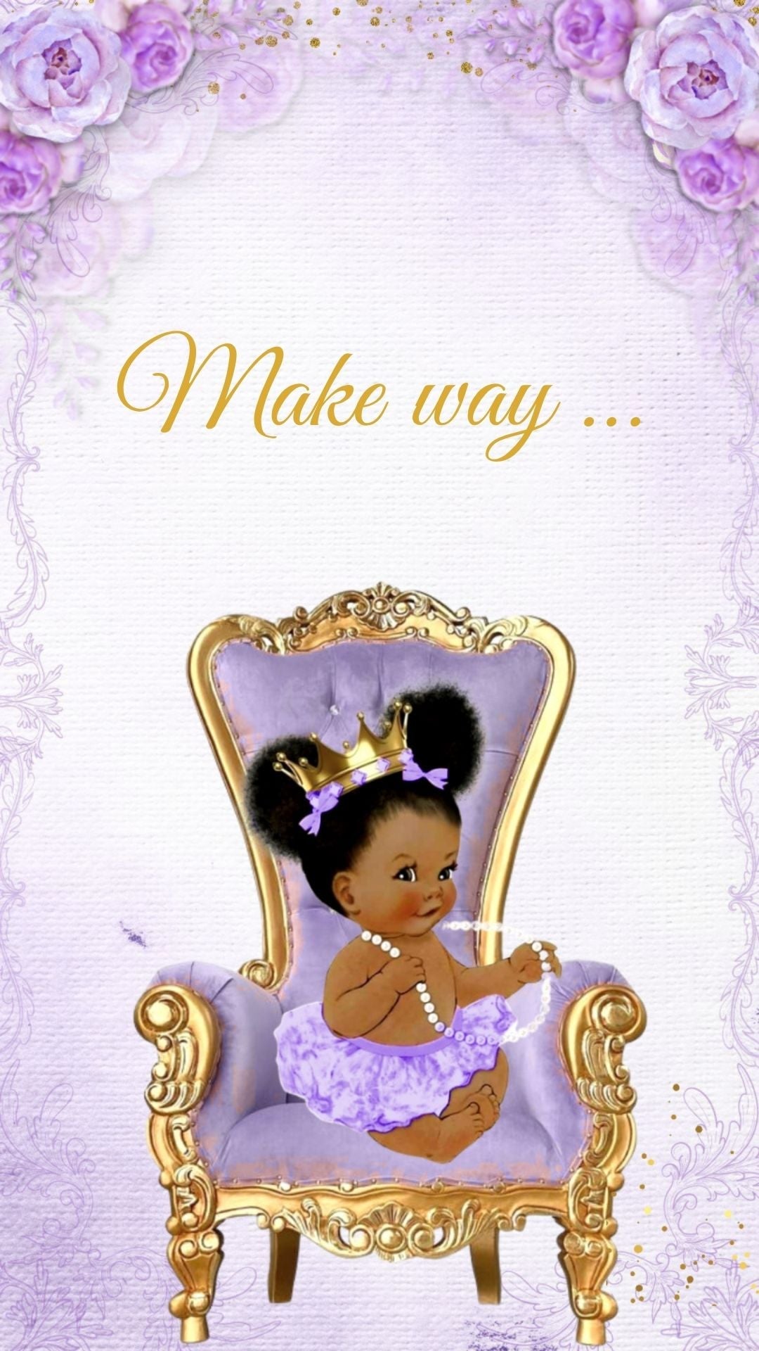 A Little Princess Purple Baby Shower Invitation - A Little Princess Purple Theme Baby Shower Invite - urnotinvitedBaby ShowerurnotinvitedurnotinvitedINV-1261Video OnlyA Little Princess Purple Baby Shower Invitation - A Little Princess Purple Theme Baby Shower Invite