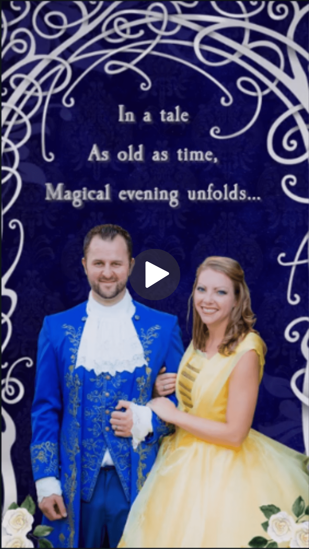Beauty and the Beast Silver Wedding Invitation Video | Elegant Fairy Tale Wedding Invite | Romantic Save the Date Canva Template - urnotinvitedWeddingurnotinvitedurnotinvitedVideo OnlyBeauty and the Beast Silver Wedding Invitation Video | Elegant Fairy Tale Wedding Invite | Romantic Save the Date Canva Template