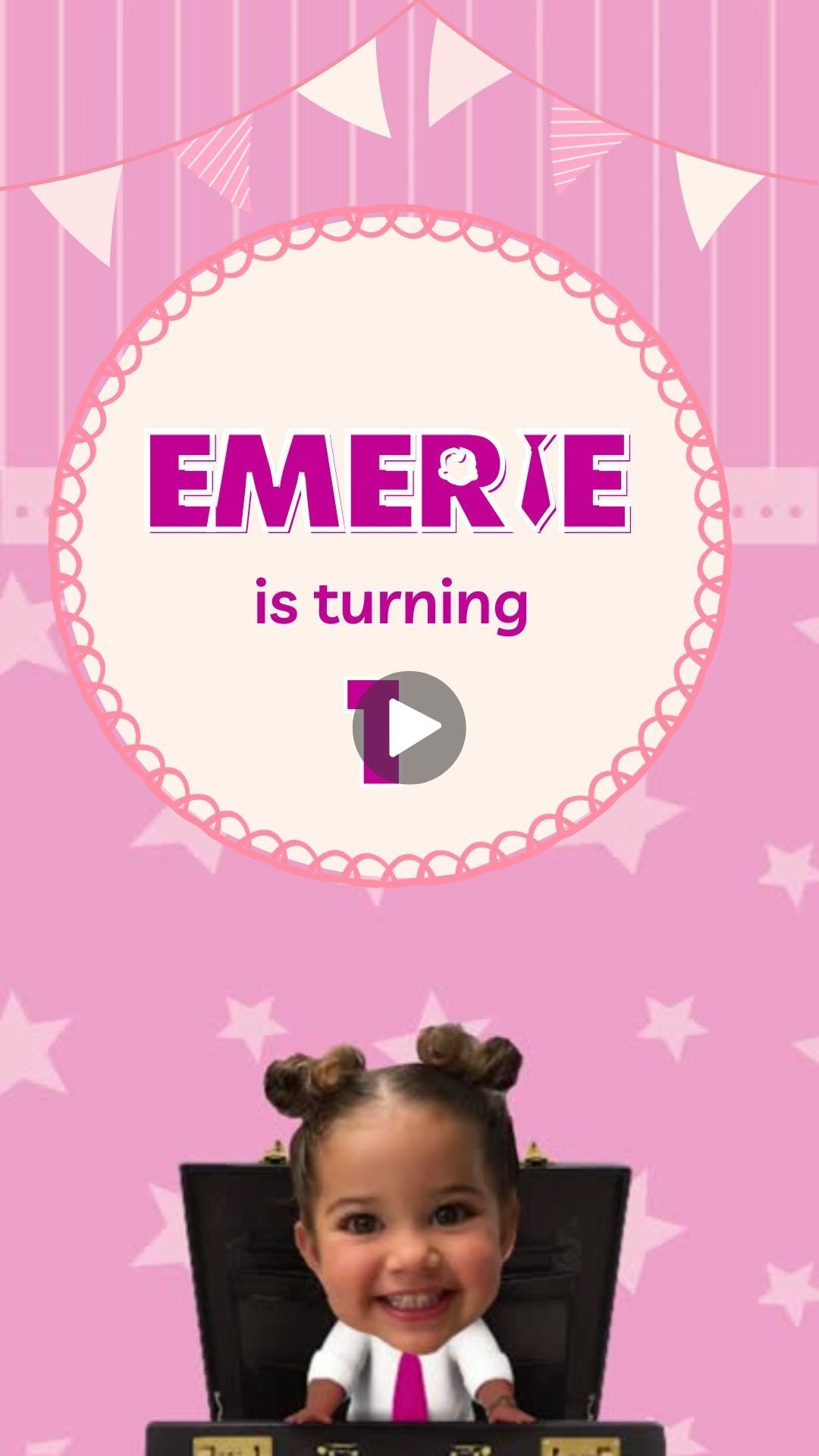 Boss Baby Personalized Invitation - Boss Baby Invite for Girls - urnotinvitedKIds BirthdayyourenvitedurnotinvitedINV-0068Video Onlybaby boss birthday invitation​
