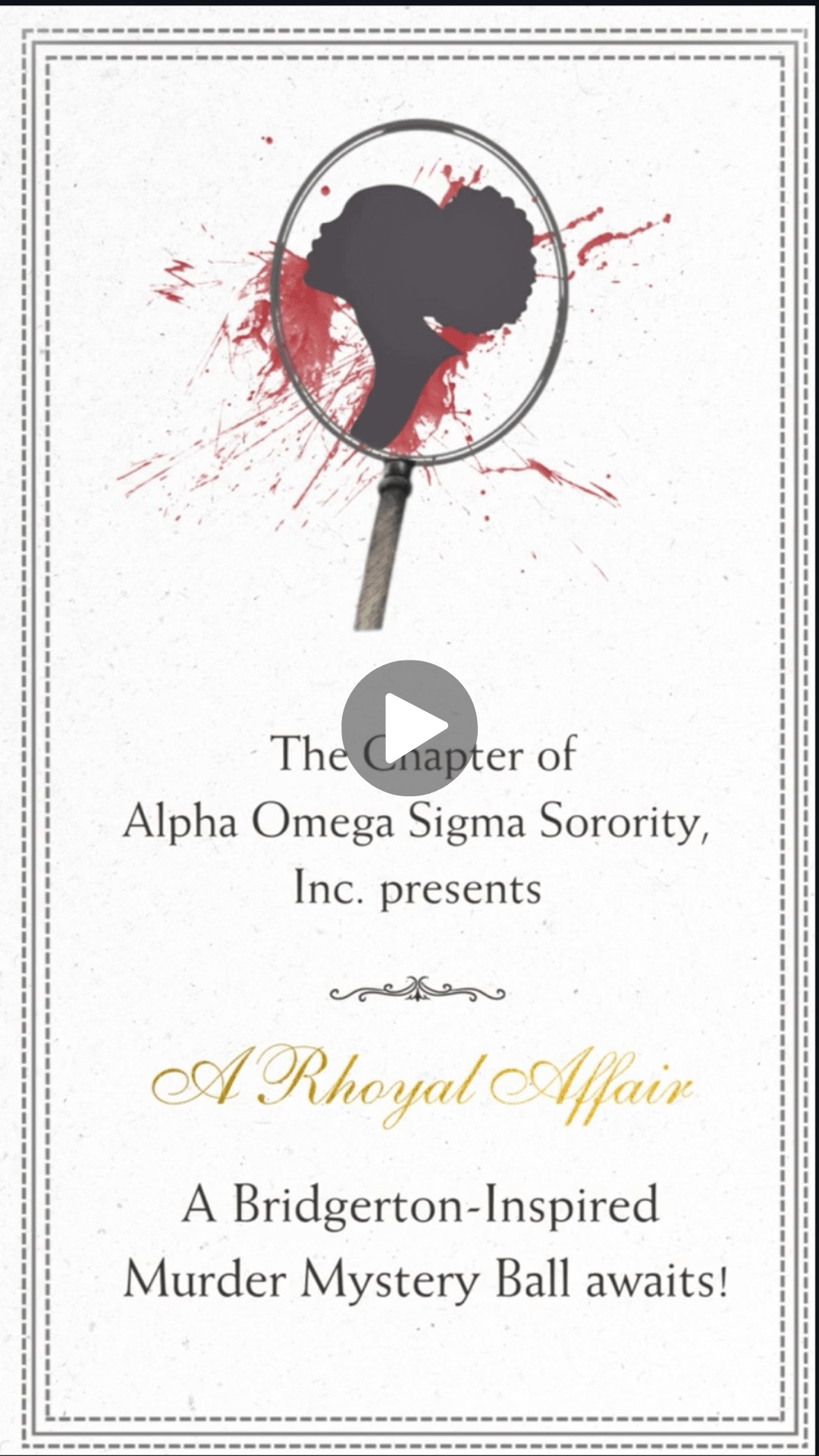 Bridgerton Murder Mystery Fundraising Video Invitation | Elegant Regency Party Invite with RSVP (Canva) | Instant Download - urnotinvitedAdult BirthdayurnotinvitedurnotinvitedVideo OnlyBridgerton Murder Mystery Fundraising Video Invitation | Elegant Regency Party Invite with RSVP (Canva) | Instant Download
