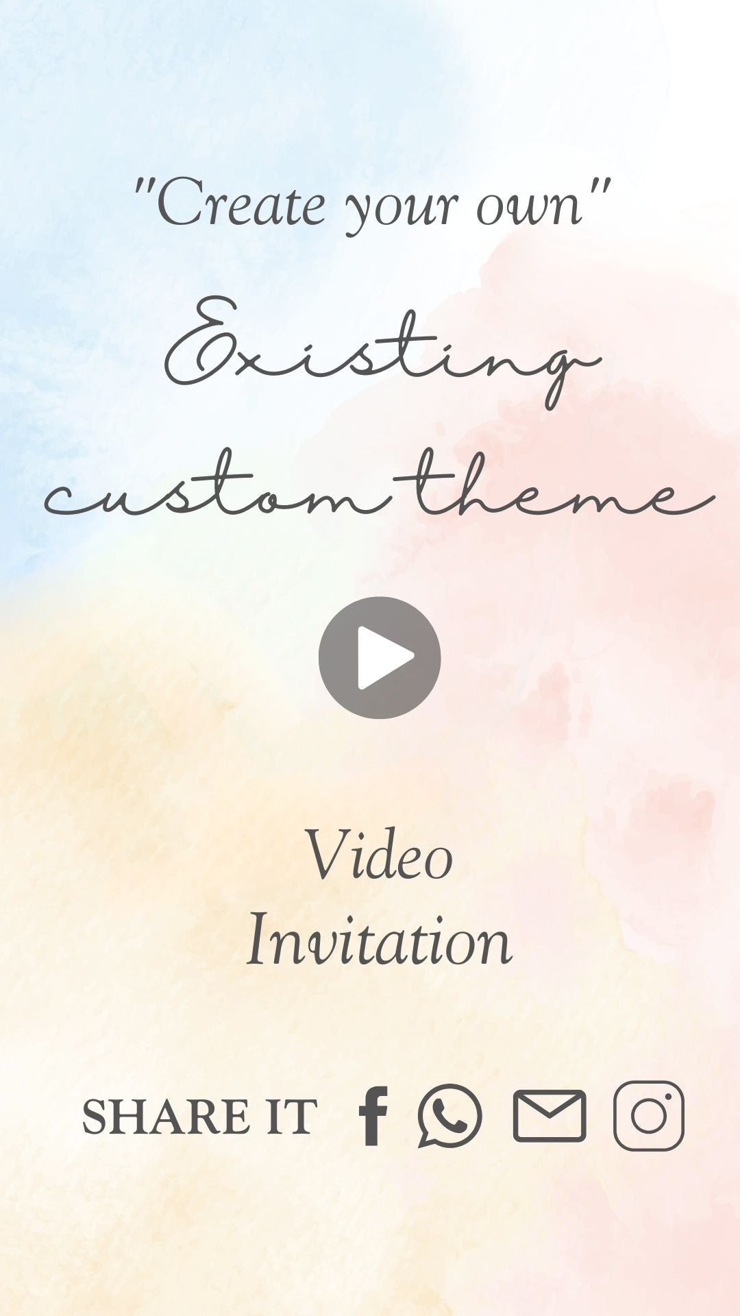 Personalized Video Invitation | Digital Video Invitations - urnotinvited