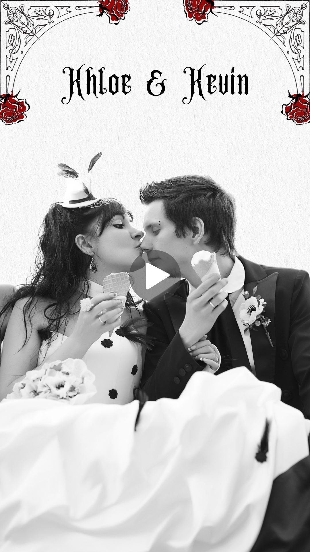 Gothic Wedding Video Invitation - Gothic Theme Wedding Digital Invite - Save The Date - urnotinvitedWeddingurnotinvitedurnotinvitedINV-13279Video OnlyGothic Wedding Video Invitation - Gothic Theme Wedding Digital Invite - Save The Date