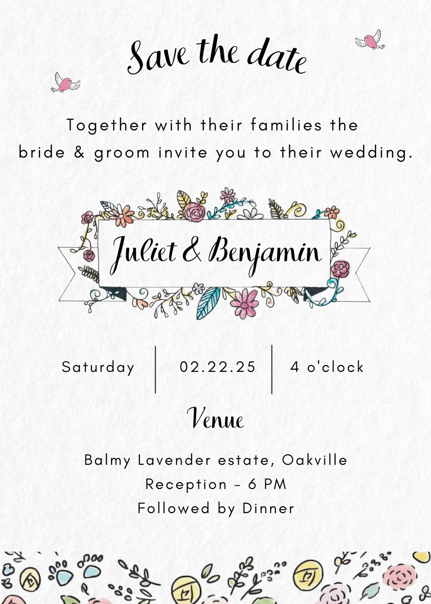 Hand Drawn Vintage Wedding Invite Digital Card - urnotinvitedFree Card InviteurnotinvitedurnotinvitedFree_0013Hand Drawn Vintage Wedding Invite Digital Card