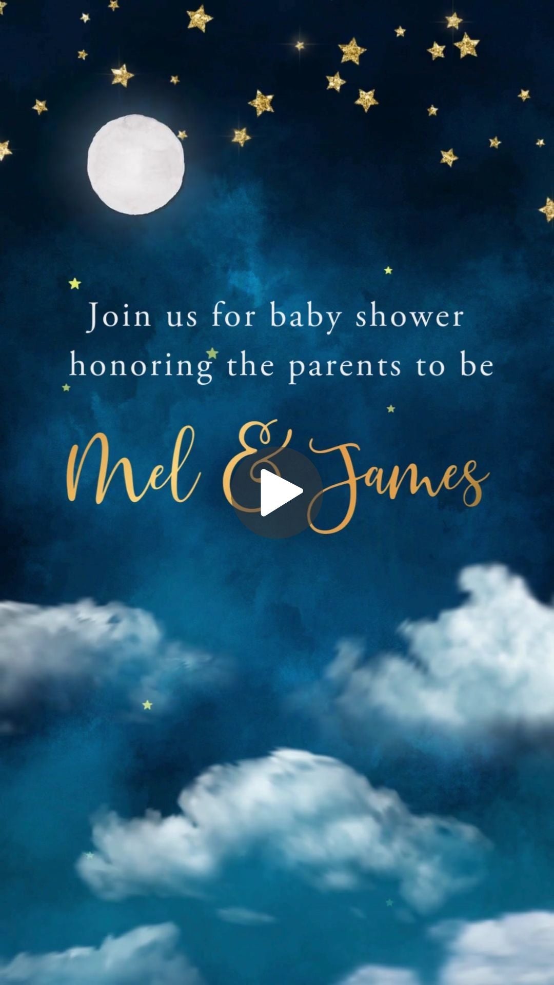 Little Star Baby Shower Video Invitation - Our Little Star Shower Theme Digital Invite | Canva Template | Instant Download - urnotinvitedBaby ShowerurnotinvitedurnotinvitedINV-1320Video OnlyLittle Star Baby Shower Video Invitation - Our Little Star Shower Theme Digital Invite | Canva Template | Instant Download