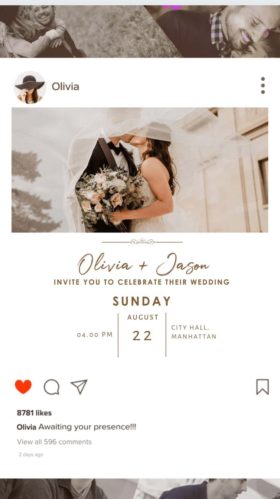 Modern Wedding Video Invitation - Modern Theme Photo Wedding Invite - Save The Date - urnotinvitedIndian WeddingurnotinvitedurnotinvitedINV-1223Video OnlyModern Wedding Video Invitation - Modern Theme Photo Wedding Invite - Save The Date