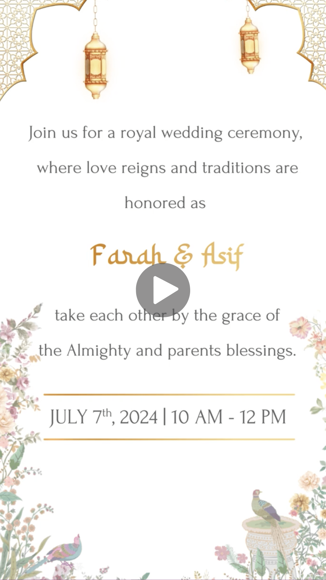 Mughal Wedding Animation Video Invitation - Mughal Theme Wedding Digital Invite - Save the date - urnotinvitedIndian WeddingurnotinvitedurnotinvitedVideo OnlyMughal Wedding Animation Video Invitation - Mughal Theme Wedding Digital Invite - Save the date