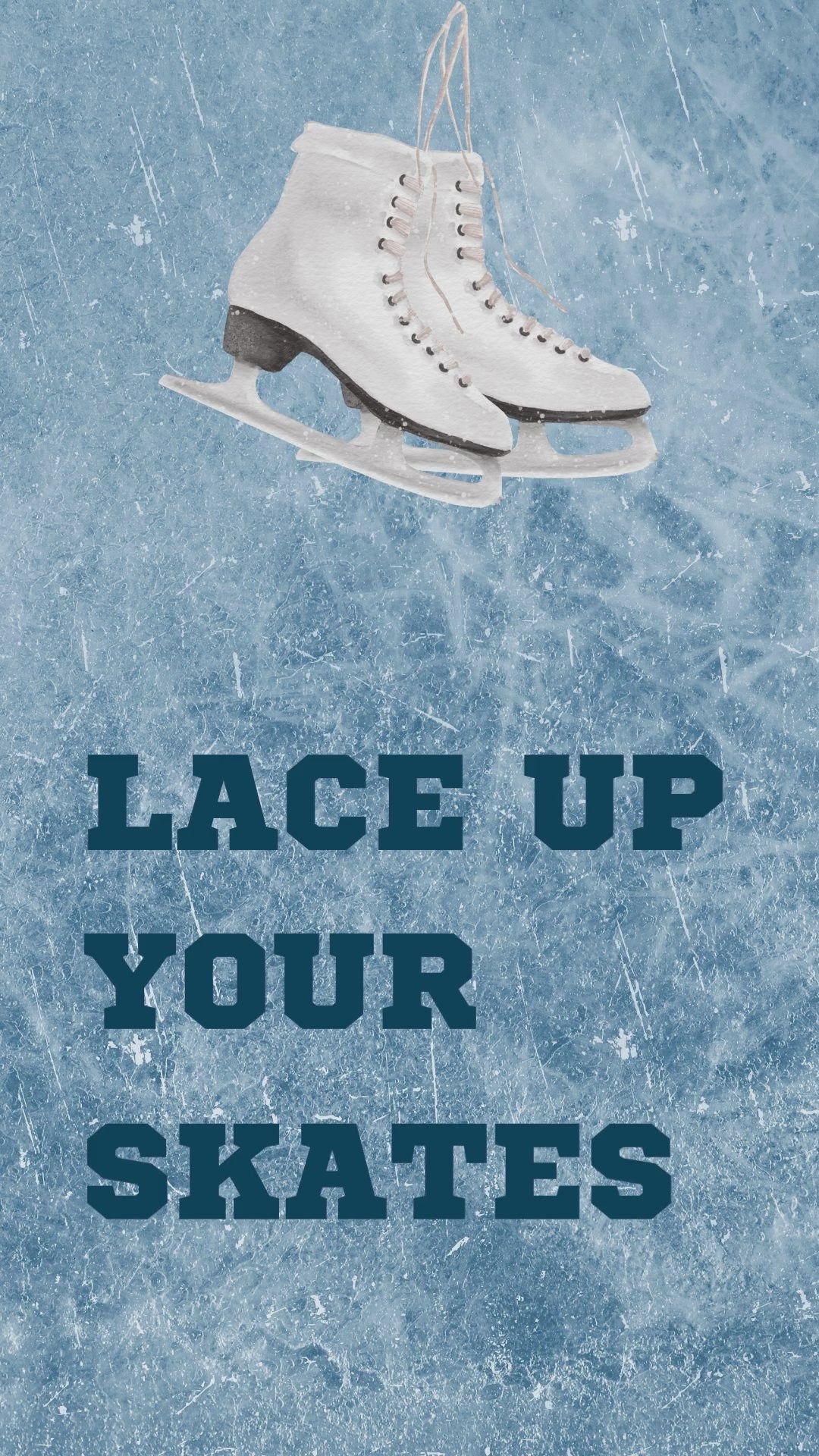 Animated Boys Ice Skating Video Invitation 