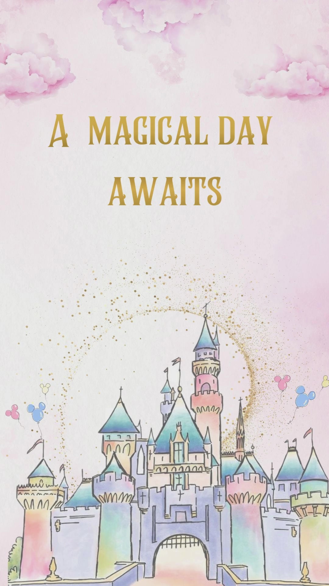 Magical Birthday Video Invitation animated template preview