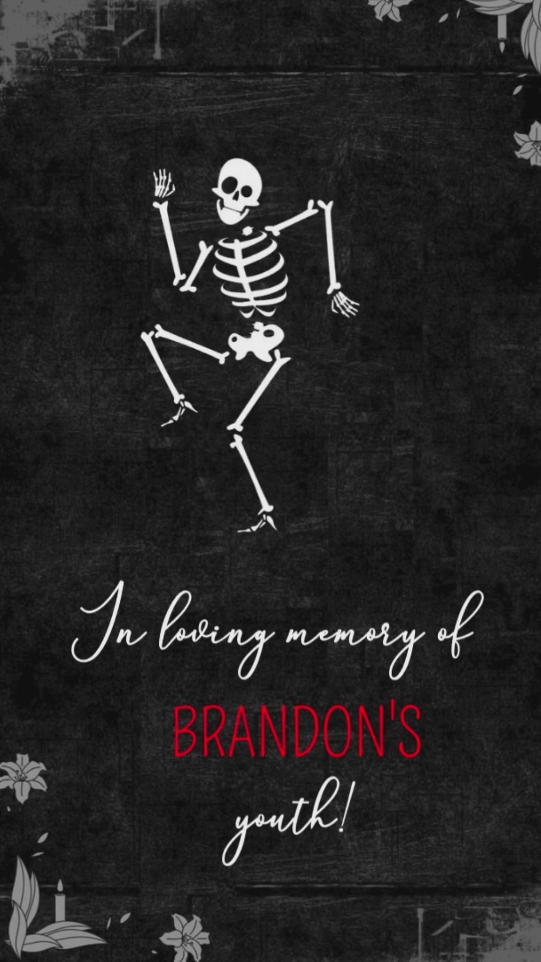 Death to His 20s Birthday Animated Video Invitation | Canva Template | Instant Download